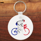 Tour de france Radler Schlüsselanhänger (Vorderseite)