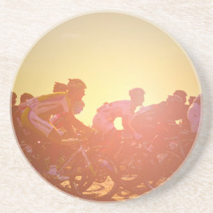 Tour de France-Sonnenuntergang Getränkeuntersetzer