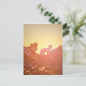 Tour De France Sunset Postkarte (Stehend Vorderseite)