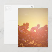 Tour De France Sunset Postkarte (Vorne/Hinten)