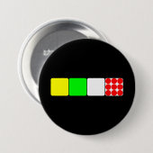 Tour de France Trikots 2 schwarze Knöpfe Button (Vorne & Hinten)