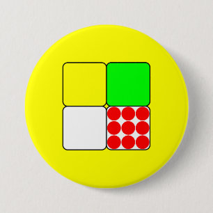 Tour de France Trikots 3 Gelb Button