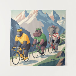 Tour de France WPA styled canvas print Wandteppich