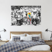 Tour de France Yellow Jersey Peloton Radrennen Leinwanddruck (Insitu (Schlafzimmer))