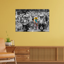 Tour de France Yellow Jersey Peloton Radrennen Poster