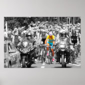 Tour de France Yellow Jersey Peloton Radrennen Poster (Vorne)