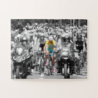 Tour de France Yellow Jersey Peloton Radrennen Puzzle