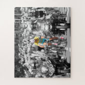 Tour de France Yellow Jersey Peloton Radrennen Puzzle (Vertikal)