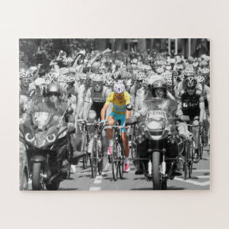 Tour de France Yellow Jersey Peloton Radrennen Puzzle
