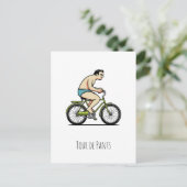 Tour de Hosen Postkarte (Stehend Vorderseite)