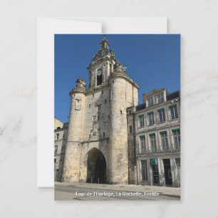 Tour de l'Horloge, La Rochelle, Frankreich Postkarte