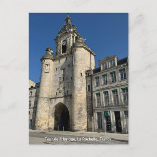 Tour de l'Horloge, La Rochelle, Frankreich Postkarte