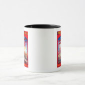 Tour de Paris, Frankreich in Aerocar Poster Europe Tasse (Zentrum)