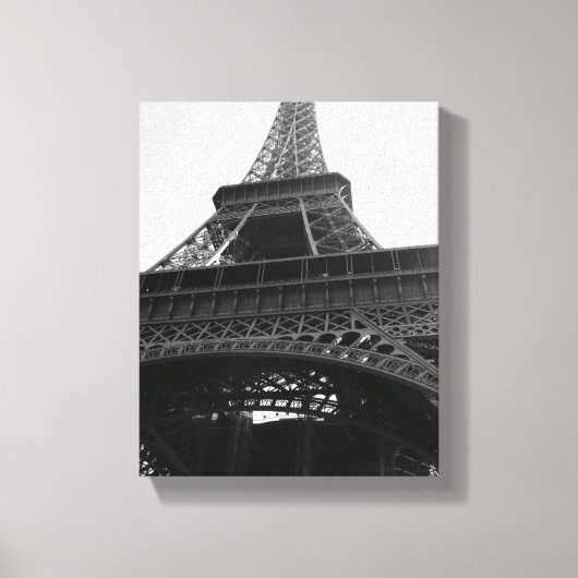 Tour d'Eiffel Print auf ummantelte Canvas Leinwanddruck (Vorderseite)
