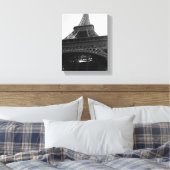 Tour d'Eiffel Print auf ummantelte Canvas Leinwanddruck (Insitu (Schlafzimmer))