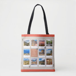Tour des Santa Fe Logo Tote Tasche