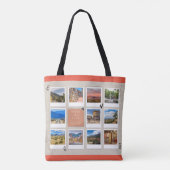 Tour des Santa Fe Logo Tote Tasche (Rückseite)