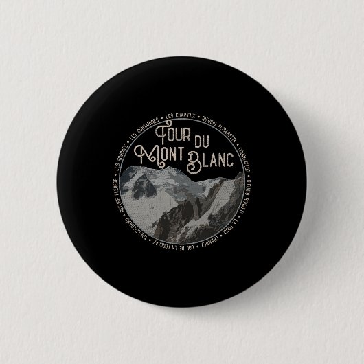Tour Du Mont Blanc Ausrüstung Europäischer Wanderw Button (Vorderseite)