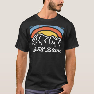 Tour du Mont Blanc Chamonix Frankreich Italien Sch T-Shirt