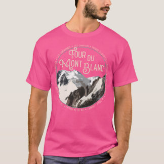 Tour du Mont Blanc Gear Europäischer Wanderweg T-Shirt