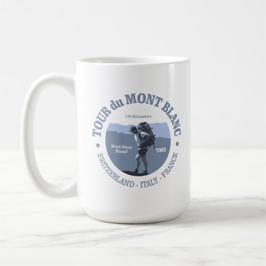 Tour du Mont Blanc Kaffeetasse (Links)