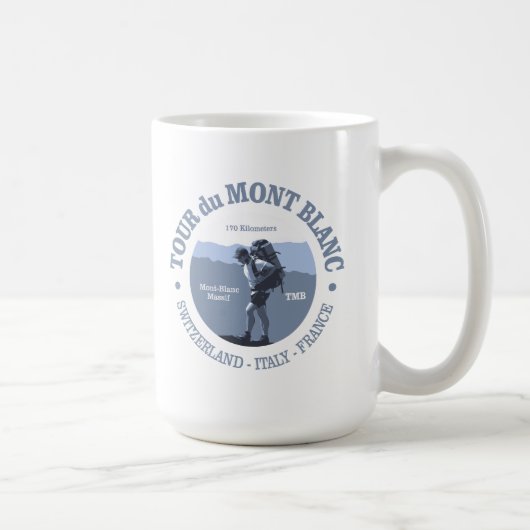 Tour du Mont Blanc Kaffeetasse (Rechts)