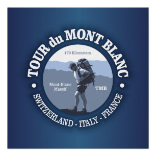 Tour du Mont Blanc Poster