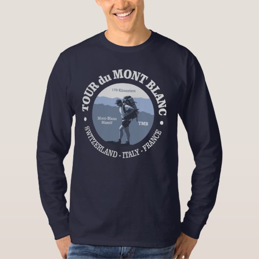 Tour du Mont Blanc T-Shirt (Vorderseite)