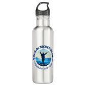 Tour du Mont Blanc (V) Edelstahlflasche (Vorderseite)