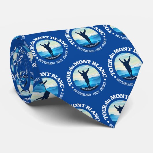 Tour du Mont Blanc (V) Krawatte (Gerollt)