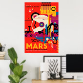 Tour durch die Mars Poster (Heimbüro)
