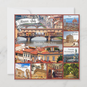 Tour durch Florenz, Italien Karte