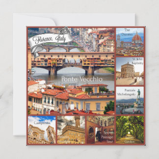 Tour durch Florenz, Italien Karte