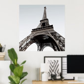 Tour Eiffel Black & White Poster (Heimbüro)