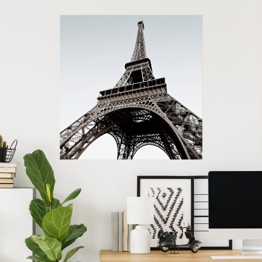 Tour Eiffel Black & White Poster (Heimbüro)