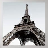 Tour Eiffel Black & White Poster (Vorne)
