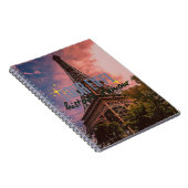 Tour Eiffel Notebook - Pariser Romance in Paris Notizblock (Rechte Seite)
