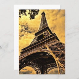 Tour Eiffel Paris Frankreich Einladung