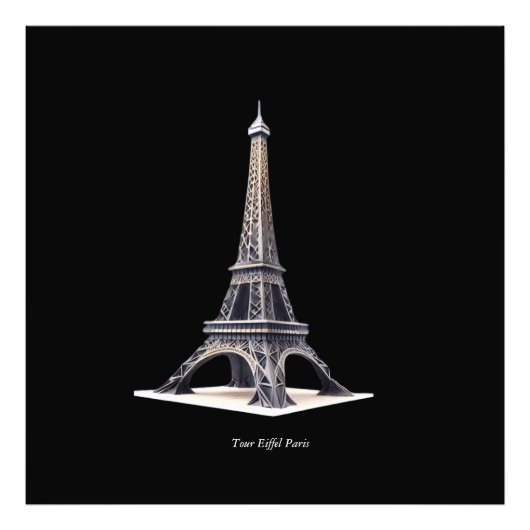 Tour Eiffel Paris Frankreich Fotodruck (Vorne)