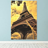 Tour Eiffel Paris Frankreich Leinwanddruck (Insitu (Holzboden))