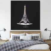 Tour Eiffel Paris Frankreich Leinwanddruck (Insitu (Schlafzimmer))