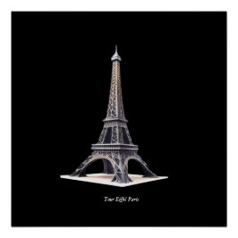 Tour Eiffel Paris Frankreich Poster