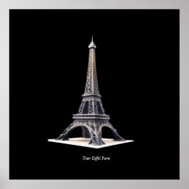 Tour Eiffel Paris Frankreich Poster