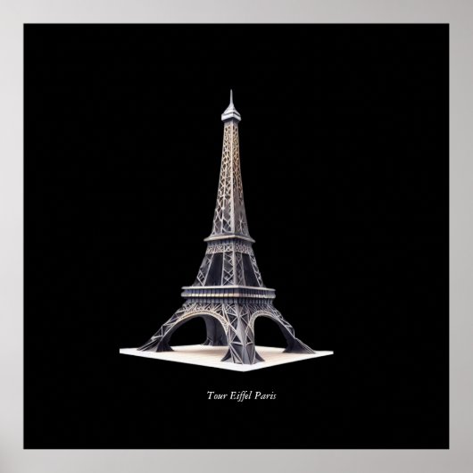 Tour Eiffel Paris Frankreich Poster (Vorne)