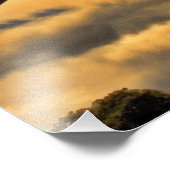 Tour Eiffel Paris Frankreich Poster (Satin) (Ecke)