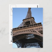 Tour Eiffel Postkarte (Vorne/Hinten)
