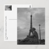 Tour Eiffel Postkarte (Vorne/Hinten)