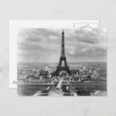 Tour Eiffel Postkarte (Vorne/Hinten)