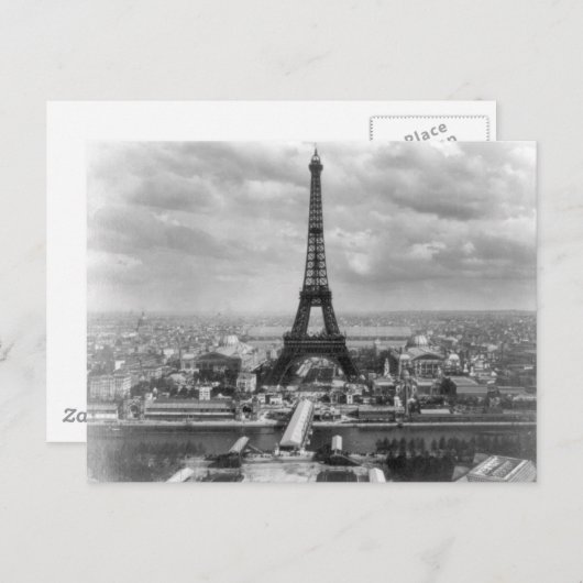 Tour Eiffel Postkarte (Vorne/Hinten)