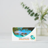 Tour Guide | Best Vacations Business Card Visitenkarte (Stehend Vorderseite)